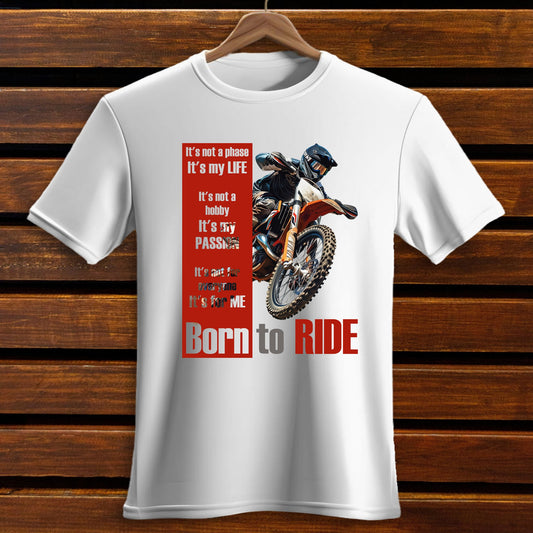 My Life, My Passion, Born to Ride - Unisex Classic Crew T-Shirt