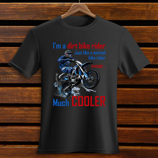 Dirt Bike Rider, Much Cooler - Unisex Classic Crew T-Shirt