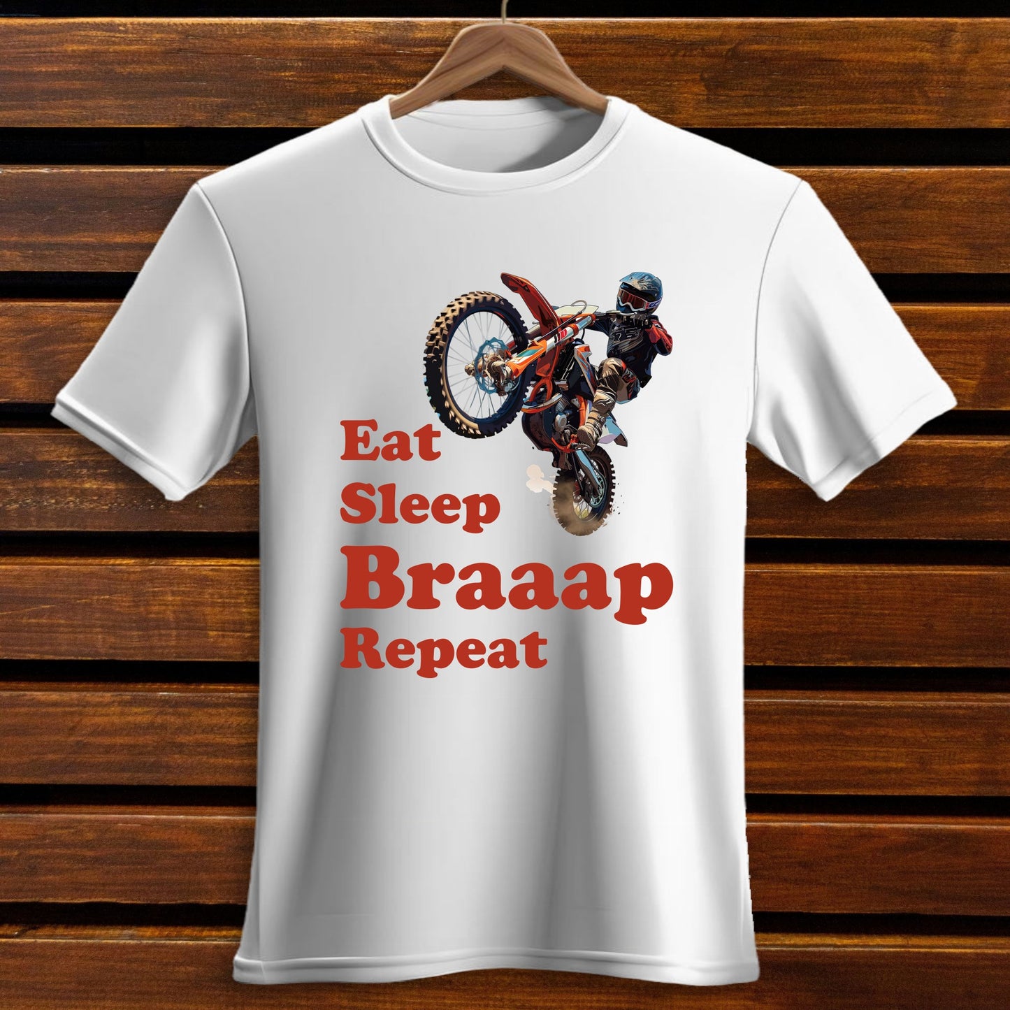 Eat, Sleep, Braap, Repeat - Unisex Classic Crew T-Shirt