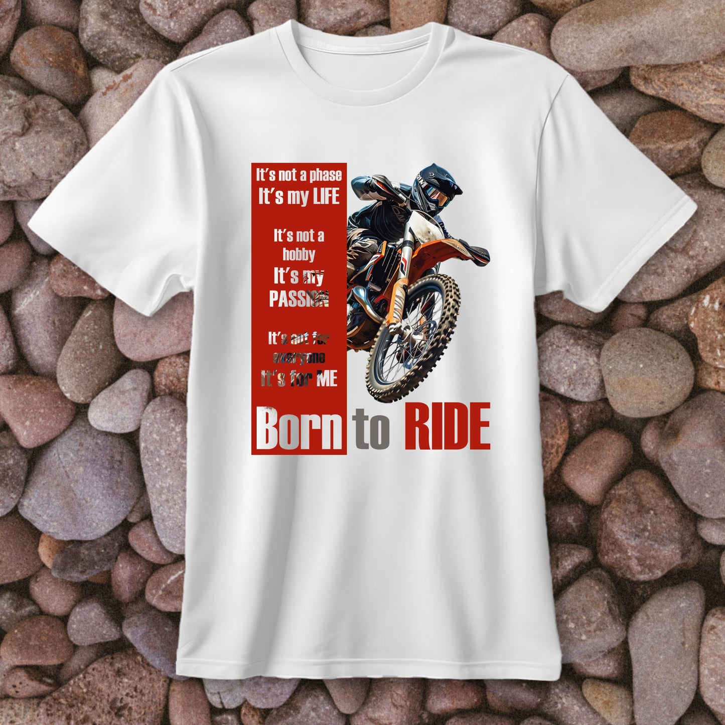 My Life, My Passion, Born to Ride - Unisex Classic Crew T-Shirt